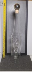 Vtg Collezione Millennio Alexander Society Hand Blown Glass 1999 Wine Bottle #3