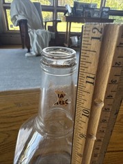 SALE!!Vintage Manischewitz Half Gallon Sweet Grape Clear Wine Bottle-no Cap(B50)