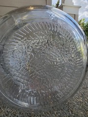 Vintage Italian Glass Jug Carboy 6 Gallon/23 Liters made in Italy.