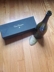 Dom Perignon Moet Champagne Display Box Vintage 1998 With Empty Bottle