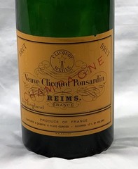 Empty Veuve Clicquot Ponsardin Brut Champagne Glass Bottle 3 Liter 19&Prime; France