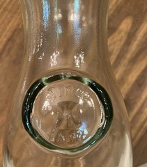 Vintage Paul Masson Clear Glass Wine Carafe Since 1852 Decanter Pitcher