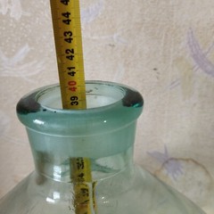 Vintage glass jar, 10 liter wine bottle, shipping 2 pcs.