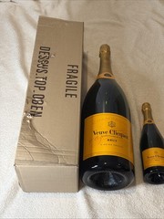 Veuve Clicquot 6L Champagne Factice Dummy Bottle Empty Display Yellow Label RARE
