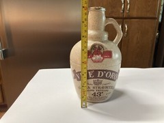 Vintage Pottery Corked Vino Vite D’oro Decorative Wine Bottle 1985 Italy 8x 4”