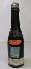 1926 Antique G. H. Mumm Cordon Empty Champagne Bottle Cart Rouge Split Reims
