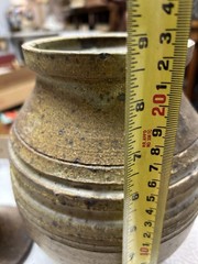 Antique Wine Spirits Bottle Pottery