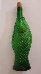 Italy-Green Fish Wine Bottle Antinori 1967 Bianco 13½ » EXC+