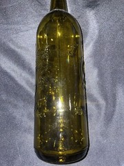 Vintage 40 Years Anniversary 1958-1998 Amber Brown Glass Gallo Wine Bottle