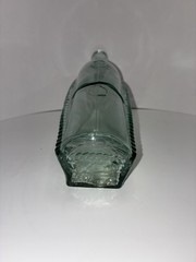 Vintage Ship Wine Bottle Decantor Weave Pattern