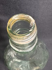 Vintage Petri Light Green 4/5 qt. 11.25” Wine Bottle with Metal Cap