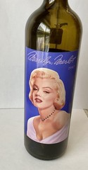 Empty MARILYN Merlot 2007 Unwashed Wine 750ml Bottle without the cork.