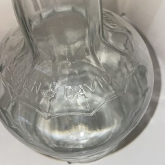 Vintage MOGEN & DAVID 1 GALLON Clear GLASS WINE BOTTLE With Lid – Star Of David
