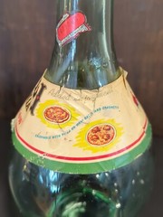 Vintage Green Glass Wine Bottle Red Fior Di California Paper Label Round *LOOK*