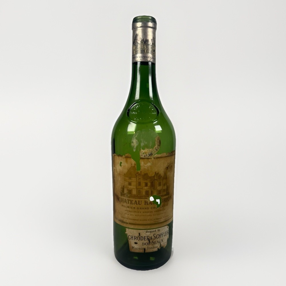 1964 Chateau Haut Brion Empty Bordeaux Wine Bottle First Growth France
