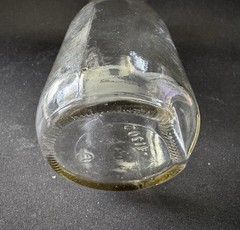 Vintage Paul Masson « Since 1852 » Glass Milk Wine Carafe – Embossed Bottom