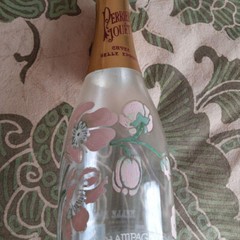 Empty Wine Bottle Belle Epoque Rose Champagne 1989