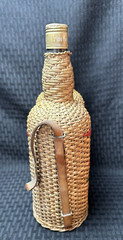 Vintage Double Wicker-Wrapped Wine Bottles Demijohn (Empty Bottles)