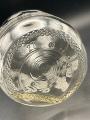 ‘89 Norman Kosarin Paul Masson Vineyards Etched Cherubs/Grapes Glass Wine Carafe