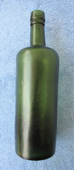Vintage Late 1800s? Mold Blown Wine? Bottle With Hand Applied Top