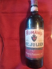 Romano Winery.E.Greenwich. Rhode Island. 1920s Wine Bottle.Scarce.Labelled.