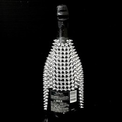 Dom Perignon P2 Studs Decoration Empty Bottle Color Silver Togemand Toge-mand
