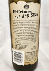 19 Crimes The Uprising Empty Wine Bottle 750 ml – Opaque Frosted Glass – Crafts