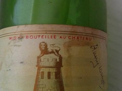 Vtg 1981 Grand Vin De Chateau Latour Empty WINE BOTTLE France
