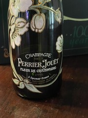 1996 Perrier-Jouet Belle Epoque Fleur de Champagne Empty Bottle Gift Bx 2 Flutes