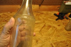 Vintage 4/5s qt Morgan David Wine Bottle, Screw top, No Label. see Pictures