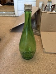 Green Glass Mateus Rose Wine Bottle 1 Pint And 2 Vintage Gallo Wine Bottles