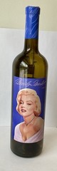 Empty MARILYN Merlot 2007 Unwashed Wine 750ml Bottle without the cork.