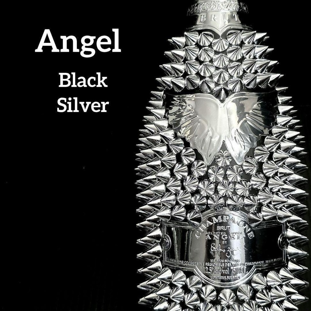 Angel Studs Decoration Empty Bottle Color Black Silver Togemand Toge-mand