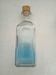 Vintage Wicker Wrapped Bottle EMPTY 500 ML