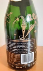 Collectible 2000 Cook&rsquo;s Champagne Bottle W/ Cork -Millennial Celebration – Empty