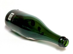 PERRIER JOUET EMPTY 750 ML ANEMONE CHAMPAGNE BOTTLE SEAGRAM CHATEAU ESTATE NYC