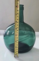 Dark Green Glass Wine Bottle 8&Prime;H Stamped 29 231 F