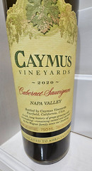 Caymus Vineyards Napa Valley CA 2020 Cabernet Sauvignon 750 ML Empty Bottle