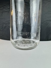 Vintage Garrett & Co Virginia Dare Wine Bottle 1 Quart Embossed Eagle New York