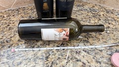 Cabernet Sauvignon Napa Valley EMPTY Glass Wine Bottle Green 750ml 3 Pieces Set