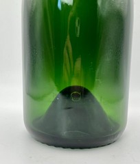 Vintage Green Glass WINE BOTTLE Punt Bottom ‘56&prime; Mark Antique Style