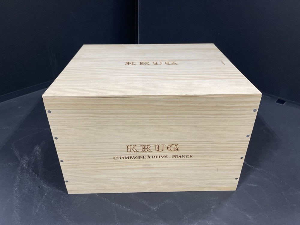 Krug Champagne 6-Bottle Wood Box France