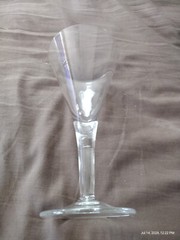 Large Vintage Wine Glass
