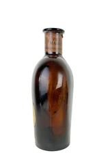 Heart Shaped Glass Wine Bottle PAUL MASSON RARE CREAM SHERRY Curve’e No. 002c