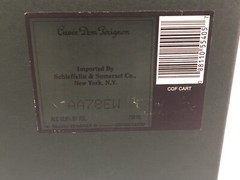 Vintage 1995 Cuvee Dom Perignon Champagne Empty Box & Pamphlet 750ML