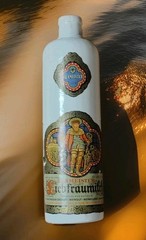 Beameister Liebfraumilch stoneware bottle Vintage