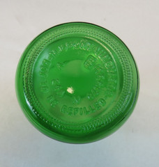 Vintage 1970s M. Lamont Vineyards Green Glass Wine Bottle 2/5 Pint