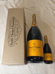 Veuve Clicquot 6L Champagne Factice Dummy Bottle Empty Display Yellow Label RARE
