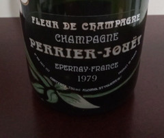 Empty 1979 Perrier Jouet Special Reserve Bottle Perrier-Jouey Champagne Empty