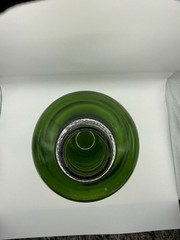 Vintage Emerald Green Glass 3 Liter Wine Jug Bottle